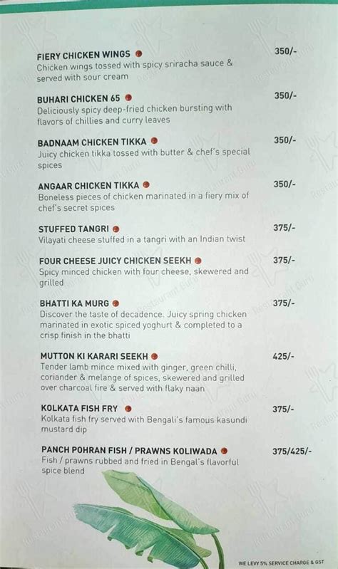 Menu at Mocha Cafe & Bar, Ranchi .